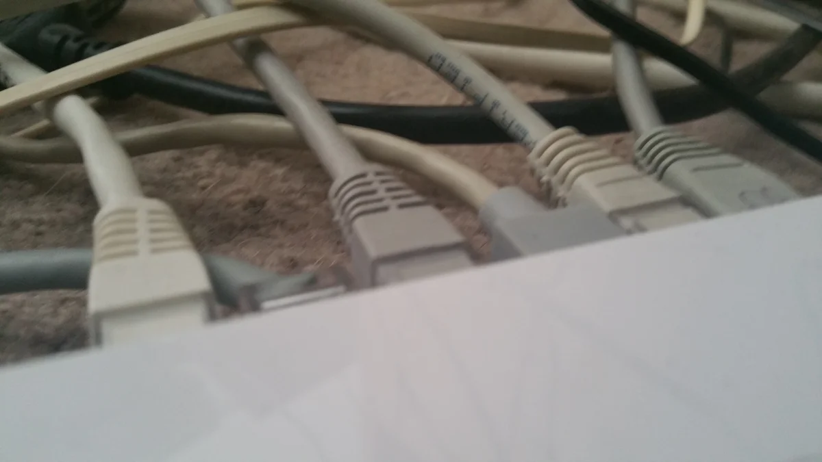 High density data center server network and cabling infrastructure